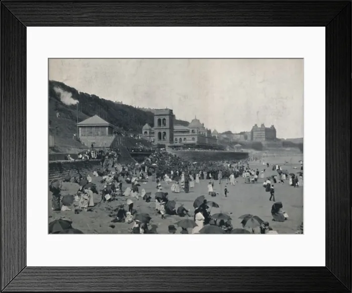 Framed Print : Scarborough - The Childrens Corner, 1895