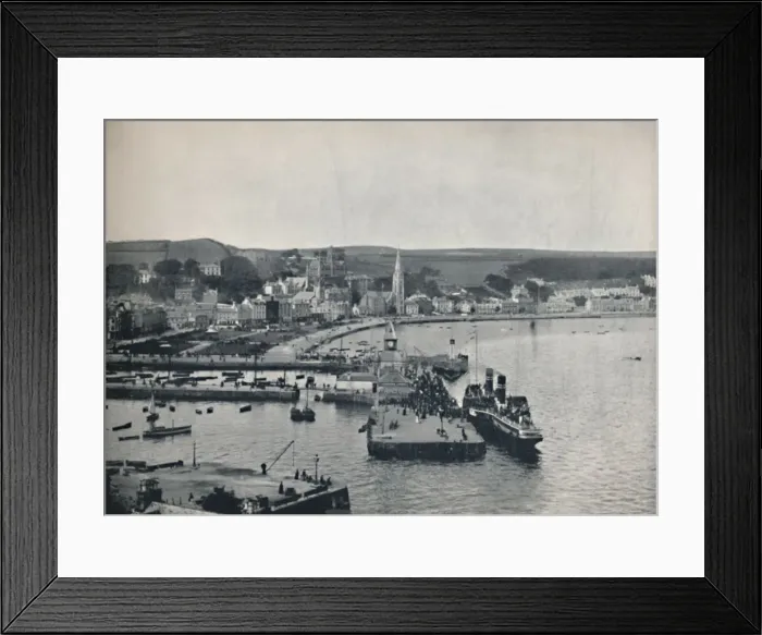 Framed Print : Rothesay - The Landing-Stage and Esplanade, 1895 Framed Print : Rothesay - The Landing-Stage and Esplanade, 1895
