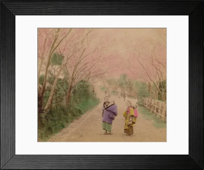 Framed Print : Youthful Mothers of Japan, 1896 Framed Print : Youthful Mothers of Japan, 1896