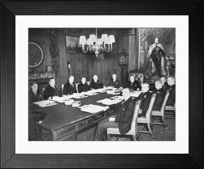 Framed Print : The Board of Admiralty in Session, 1939, (1955) Framed Print : The Board of Admiralty in Session, 1939, (1955)