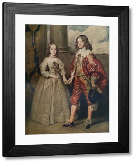 Framed Print : William II, Prince of Orange, and his Bride, Mary Stuart, 1641 (c1927). Artist: Anthony van Dyck Framed Print : William II, Prince of Orange, and his Bride, Mary Stuart, 1641 (c1927). Artist: Anthony van Dyck