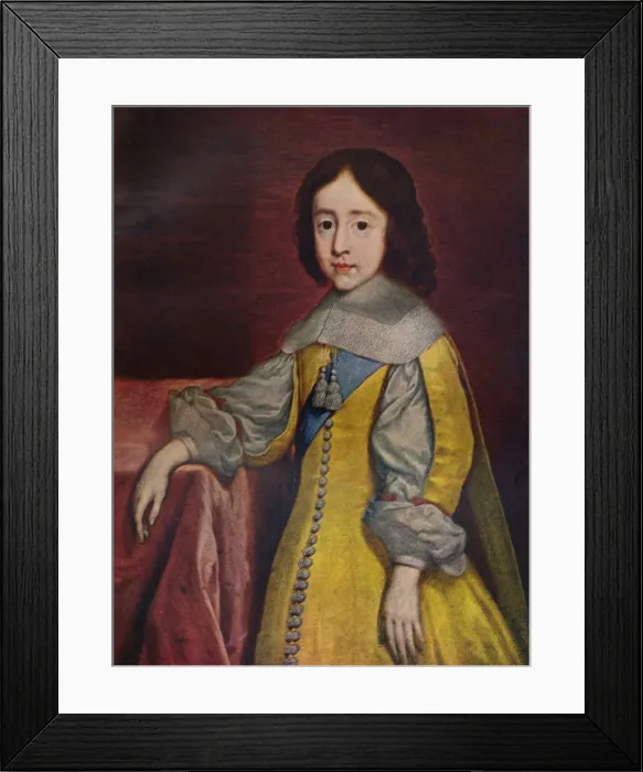 Framed Print : King William III, 1657 (c1927). Artist: Cornelis Janssens van Ceulen Framed Print : King William III, 1657 (c1927). Artist: Cornelis Janssens van Ceulen