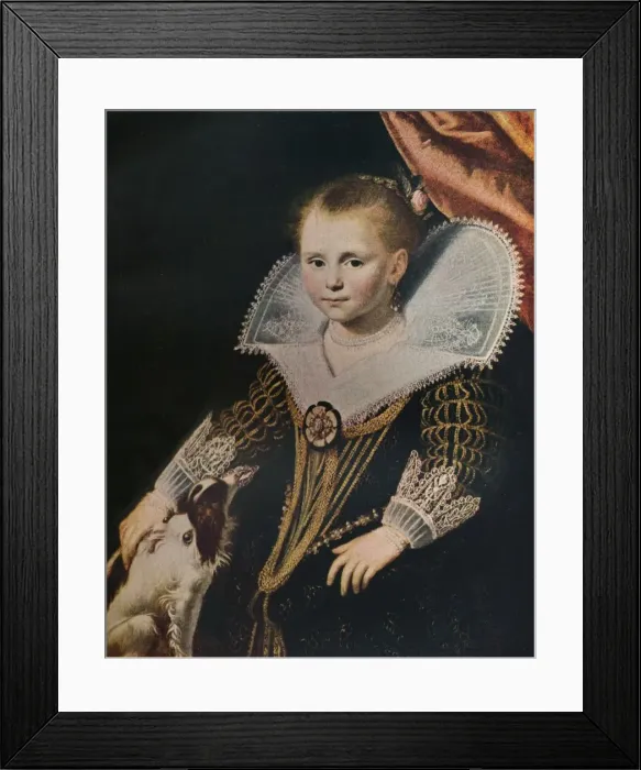 Framed Print : The Princess, c1623 (c1927). Artist: Paulus Moreelse Framed Print : The Princess, c1623 (c1927). Artist: Paulus Moreelse