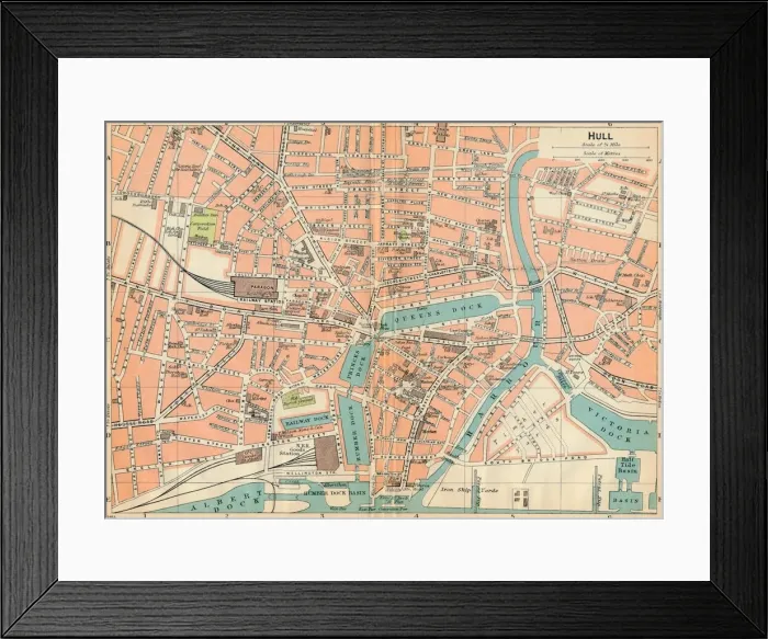 Framed Print : Hull, c20th Century. Artist: John Bartholomew Framed Print : Hull, c20th Century. Artist: John Bartholomew