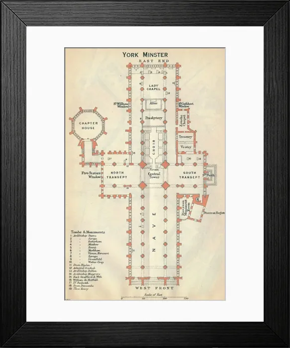 Framed Print : York Minster, c20th Century. Artist: John Bartholomew Framed Print : York Minster, c20th Century. Artist: John Bartholomew