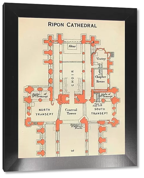 Ripon Cathedral, c20th Century. Artist: John Bartholomew