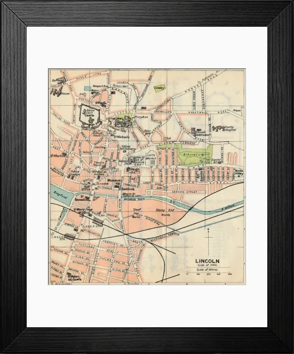 Framed Print : Lincoln, c20th Century. Artist: John Bartholomew Framed Print : Lincoln, c20th Century. Artist: John Bartholomew
