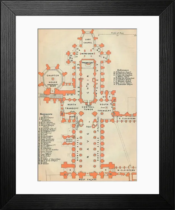Framed Print : Wells Cathedral c20th Century. Artist: John Bartholomew Framed Print : Wells Cathedral c20th Century. Artist: John Bartholomew