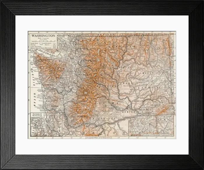 Framed Print : Washington Framed Print : Washington