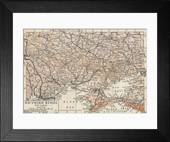 Framed Print : Southern Russia Framed Print : Southern Russia