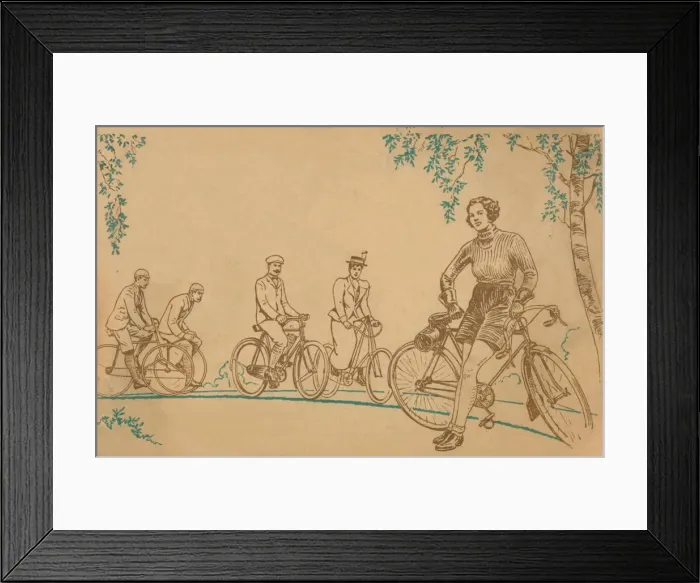Framed Print : Cycling 1839-1939 front cover, 1939 Framed Print : Cycling 1839-1939 front cover, 1939