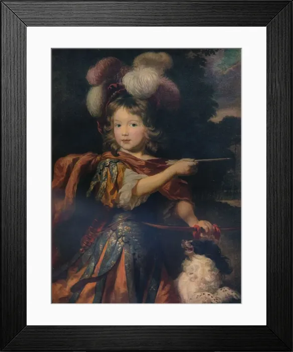 Framed Print : Portrait of a Boy as Adonis, c1670 (c1927). Artist: Nicolaes Maes
