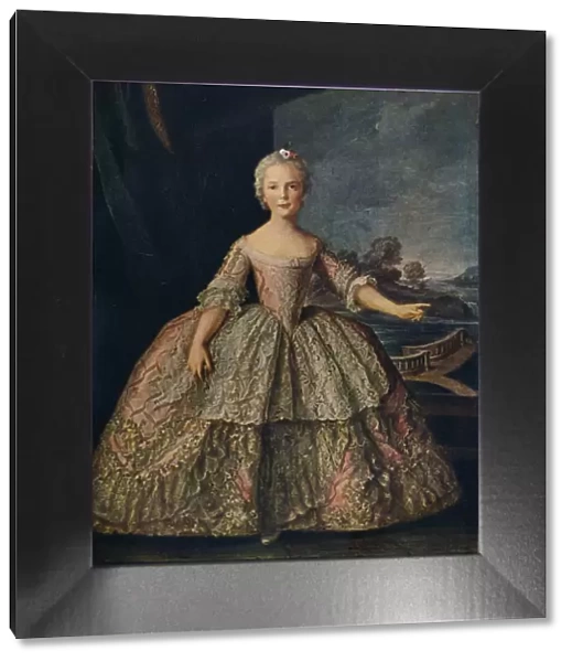Isabella de Bourbon, Infanta of Parma, 1747 (c1927). Artist: Jean-Marc Nattier