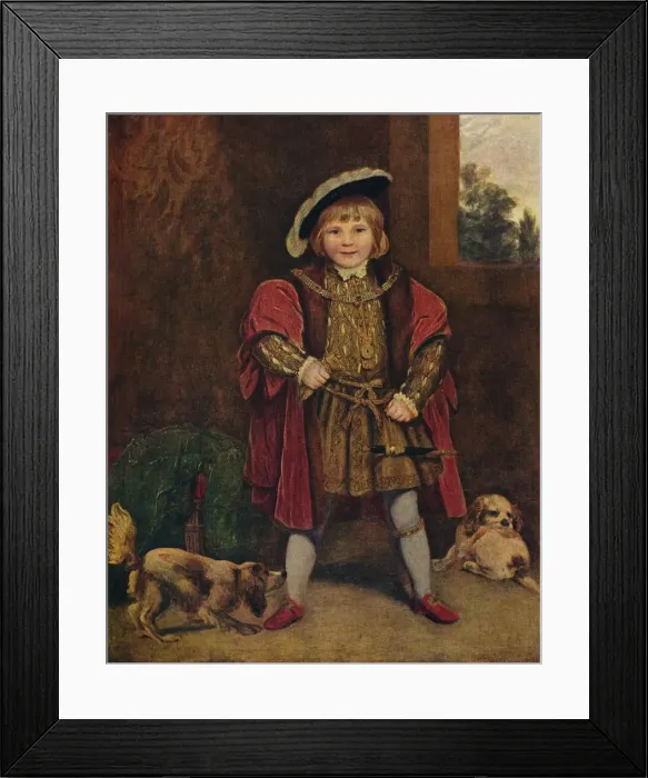 Framed Print : Master Crewe as Henry VIII, 1775 (c1927). Artist: Sir Joshua Reynolds Framed Print : Master Crewe as Henry VIII, 1775 (c1927). Artist: Sir Joshua Reynolds