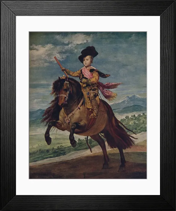 Framed Print : Retrato ecuestre del Infante Don Baltasar Carlos, 1635, (c1934). Artist: Diego Velasquez Framed Print : Retrato ecuestre del Infante Don Baltasar Carlos, 1635, (c1934). Artist: Diego Velasquez