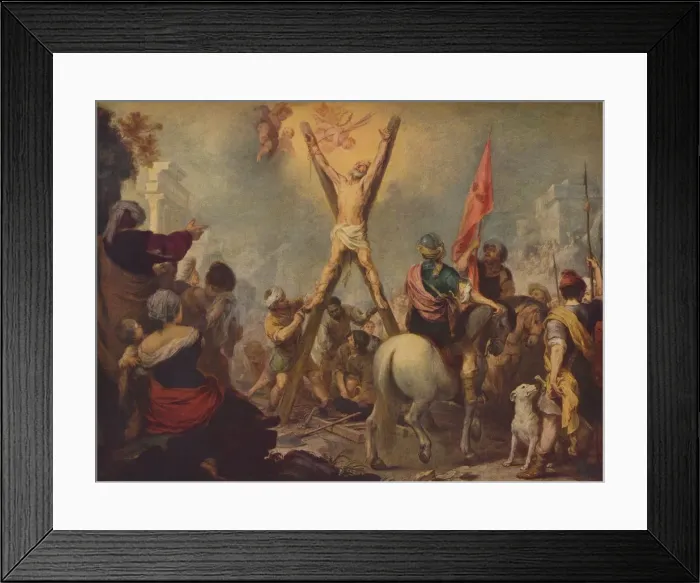 Framed Print : Martirio Del Apostol San Andres, (Martyrdom of San Andres), 1675-1682, (c1934). Artist: Bartolome Esteban Murillo Framed Print : Martirio Del Apostol San Andres, (Martyrdom of San Andres), 1675-1682, (c1934). Artist: Bartolome Esteban Murillo