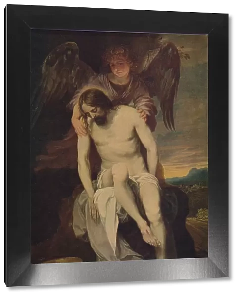 Cristo Llorado Por Un Angel, (Dead Christ she Supported by an Angel), 1646-1652, (c1934). Artist: Alonso Cano