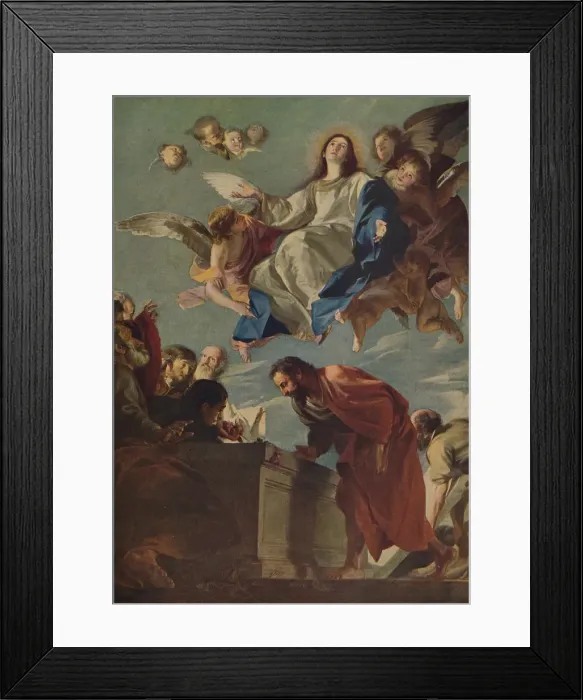 Framed Print : La Asuncion, (Assumption), 1660, (c1934). Artist: Mateo Cerezo Framed Print : La Asuncion, (Assumption), 1660, (c1934). Artist: Mateo Cerezo