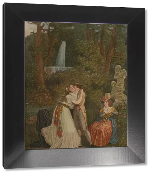 Julie, Ou Le Premier Baiser De L Amour, (First Kiss), 1784-1799, (1913). Artist: Jacques-Louis Copia