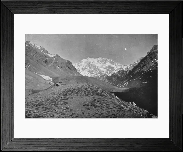 Framed Print : Aconcagua, Near The Road From Santiago to Mendoza, 1911 Framed Print : Aconcagua, Near The Road From Santiago to Mendoza, 1911