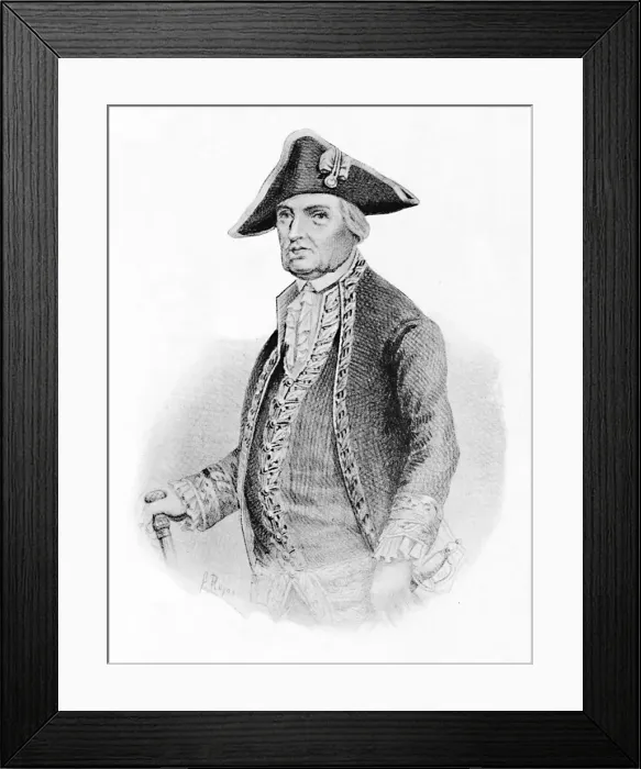 Framed Print : Don Ambrosio O Higgins, Governor of Chile, 1911 Framed Print : Don Ambrosio O Higgins, Governor of Chile, 1911