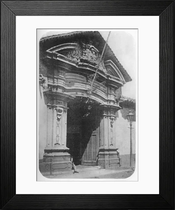 Framed Print : Old Santiago - One of the Few Houses Left, Built During The Spanish Occupation of 1750-1810, 1911 Framed Print : Old Santiago - One of the Few Houses Left, Built During The Spanish Occupation of 1750-1810, 1911