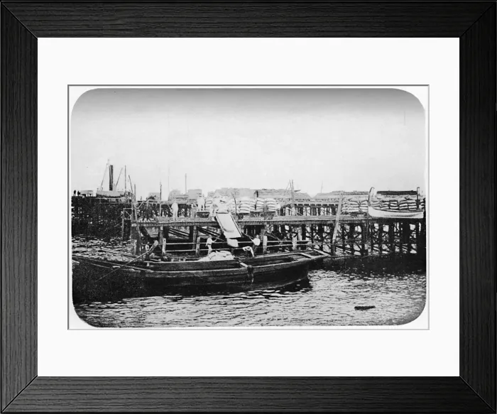 Framed Print : Loading Up With Nitrates, 1911 Framed Print : Loading Up With Nitrates, 1911