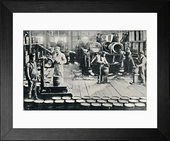 Framed Print : Iodine Being Prepared For Shipment in the Salitreras of Tarapaca, 1911 Framed Print : Iodine Being Prepared For Shipment in the Salitreras of Tarapaca, 1911