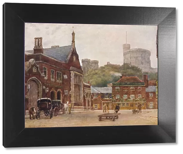 The Round Tower and the South-Western Railway Station, c1900. Artist: William Biscombe Gardner