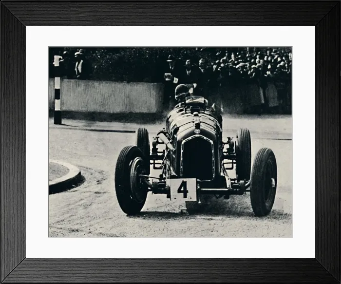 Framed Print : Smart cornering in I. O. M. Race: The Hon. Brian Lewis, 1937 Framed Print : Smart cornering in I. O. M. Race: The Hon. Brian Lewis, 1937