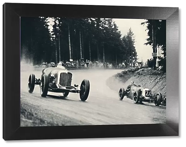 Motor racing on the Nurburg Ring, 1937