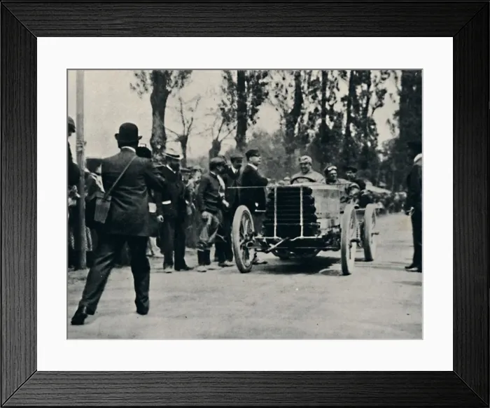 Framed Print : Jarrott arrives at Bordeaux in the Race of Death, 1937 Framed Print : Jarrott arrives at Bordeaux in the Race of Death, 1937
