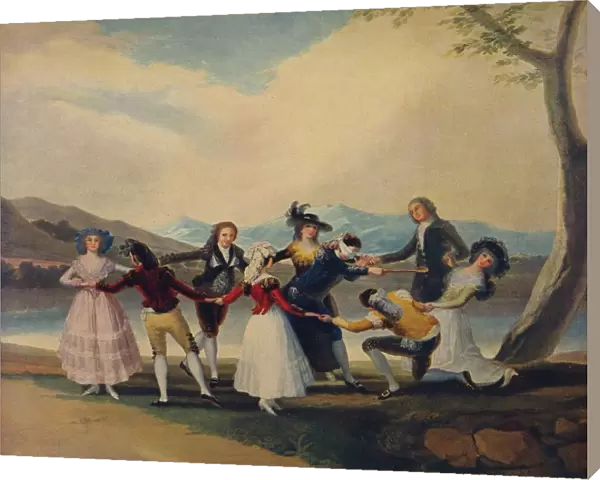 La Gallina Ciega, (Blind Mans Buff), 1788, (c1934). Artist: Francisco Goya