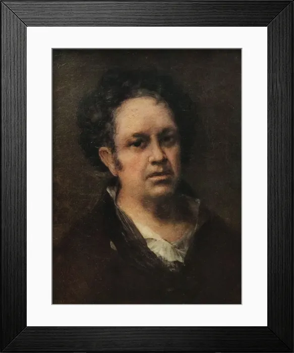 Framed Print : Self-Portrait, 1815 (1939). Artist: Francisco Goya Framed Print : Self-Portrait, 1815 (1939). Artist: Francisco Goya