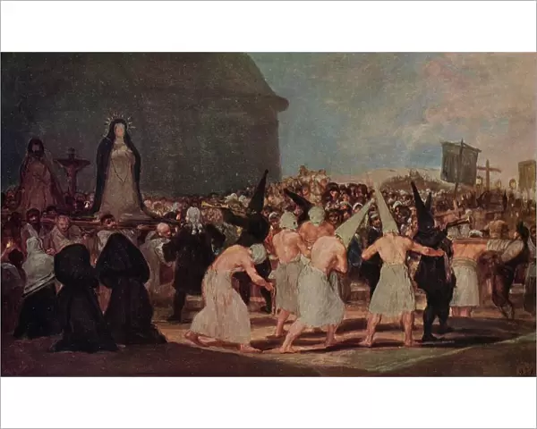 A Procession of Flagellants, 1812-1819 (1939). Artist: Francisco Goya