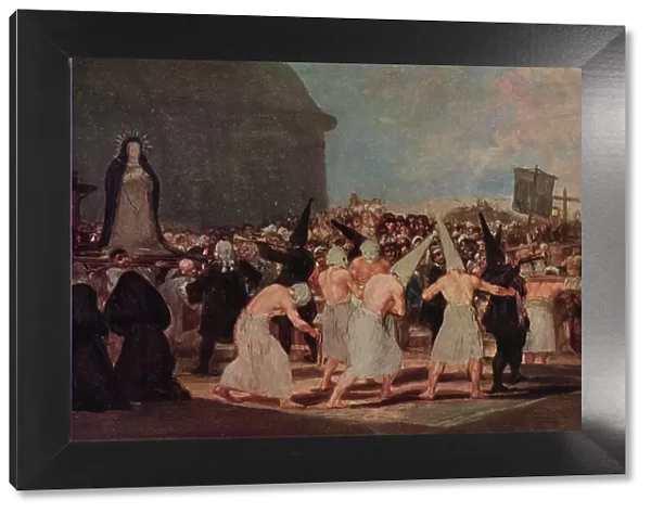 A Procession of Flagellants, 1812-1819 (1939). Artist: Francisco Goya