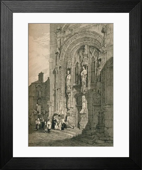 Framed Print : Tours, c1820 (1915). Artist: Samuel Prout Framed Print : Tours, c1820 (1915). Artist: Samuel Prout