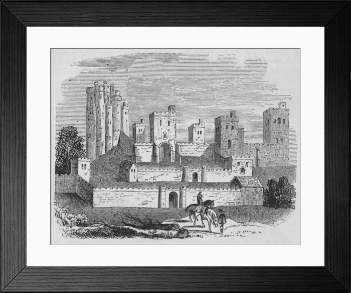 Framed Print : Pontefract Castle, c1880 Framed Print : Pontefract Castle, c1880