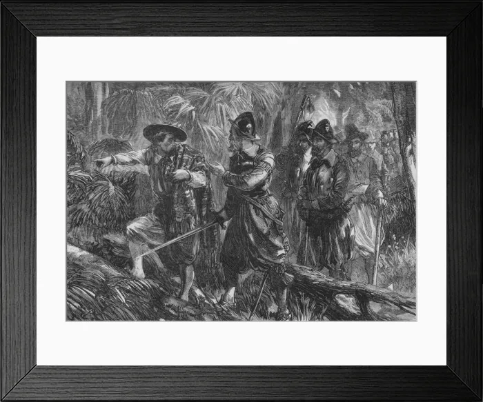 Framed Print : The Expedition Against Santiago, c1880 Framed Print : The Expedition Against Santiago, c1880