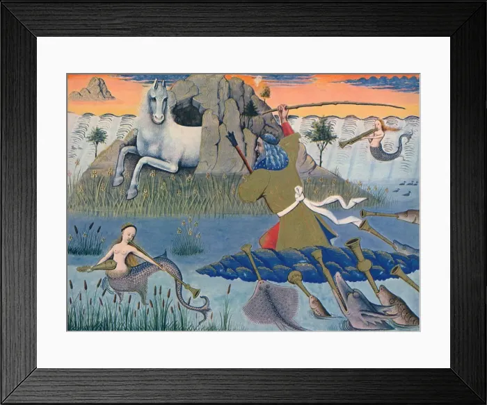 Framed Print : Loves Game of Chess - Neptune strikes a rock, 1937. Artist: Emile- Aurele Van Moe Framed Print : Loves Game of Chess - Neptune strikes a rock, 1937. Artist: Emile- Aurele Van Moe