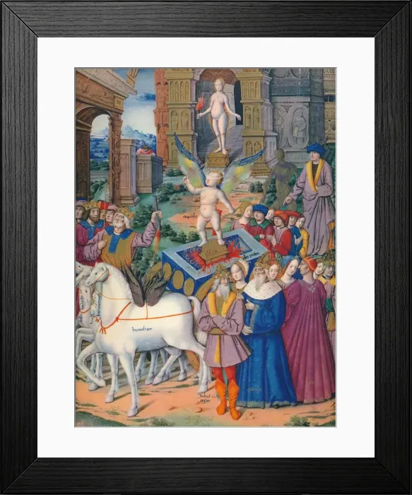 Framed Print : The Triumph of Love, c15th century, (1937). Artist: Emile- Aurele Van Moe Framed Print : The Triumph of Love, c15th century, (1937). Artist: Emile- Aurele Van Moe