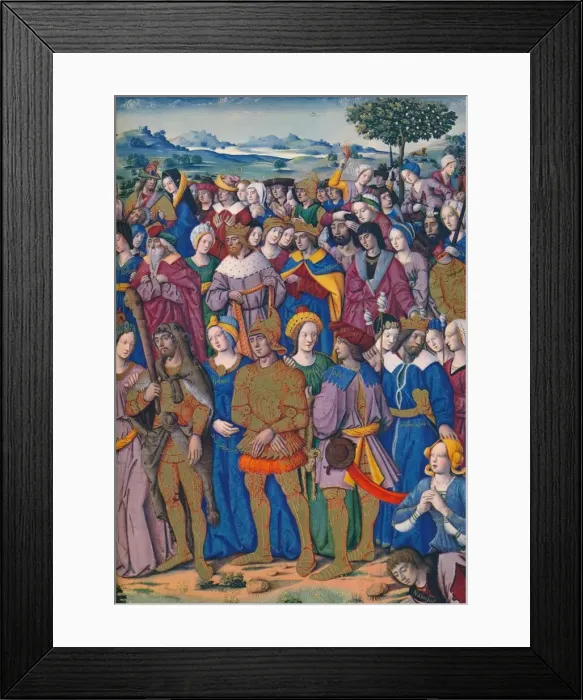 Framed Print : The Triumph of Love, c15th century, (1937). Artist: Emile- Aurele Van Moe Framed Print : The Triumph of Love, c15th century, (1937). Artist: Emile- Aurele Van Moe