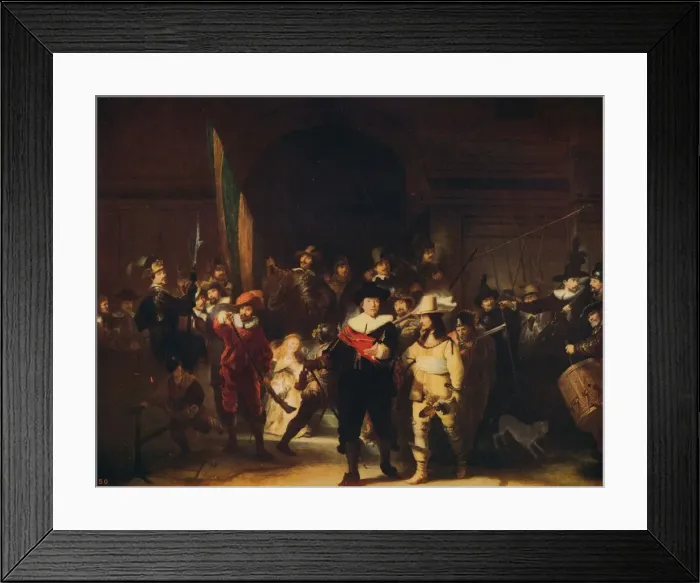 Framed Print : The Night Watch, 1642, (c1915). Artist: Rembrandt Harmensz van Rijn Framed Print : The Night Watch, 1642, (c1915). Artist: Rembrandt Harmensz van Rijn