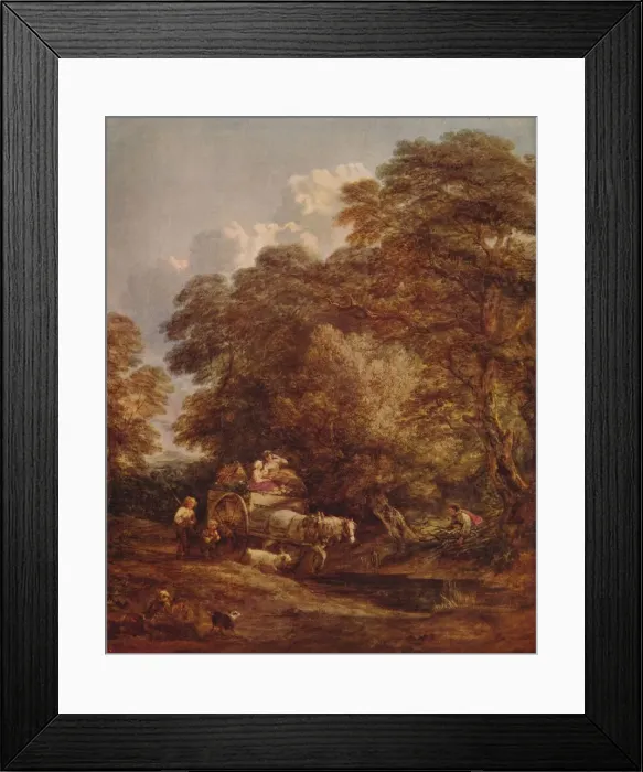 Framed Print : The Market Cart, 1786, (c1915). Artist: Thomas Gainsborough Framed Print : The Market Cart, 1786, (c1915). Artist: Thomas Gainsborough