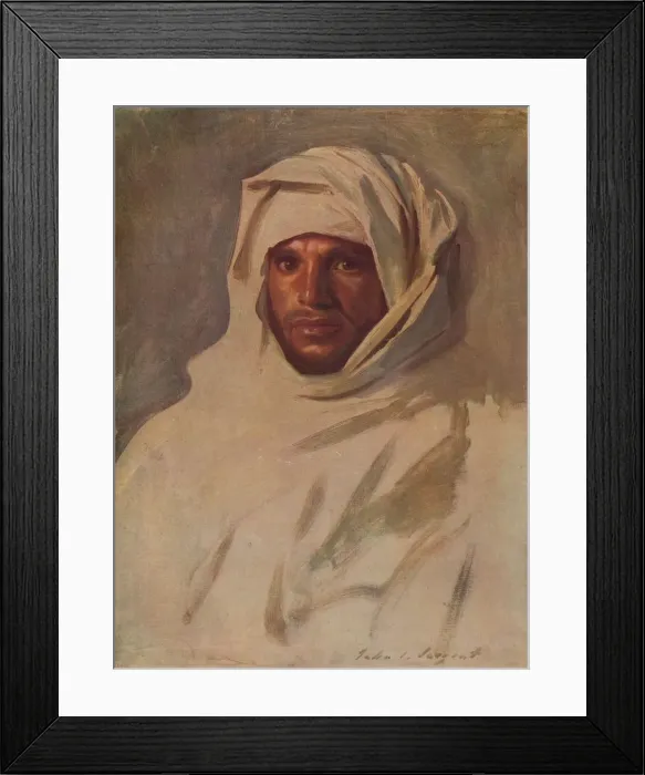 Framed Print : A Bedouin Arab, c1891, (c1915). Artist: John Singer Sargent Framed Print : A Bedouin Arab, c1891, (c1915). Artist: John Singer Sargent