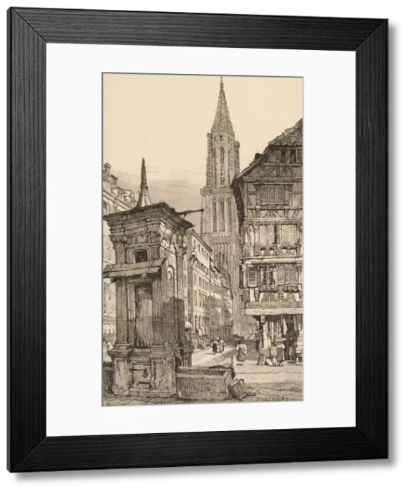 Framed Print : Strasbourg, c1820 (1915). Artist: Samuel Prout Framed Print : Strasbourg, c1820 (1915). Artist: Samuel Prout