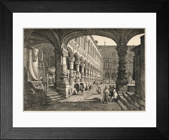 Framed Print : Liege, c1820 (1915). Artist: Samuel Prout