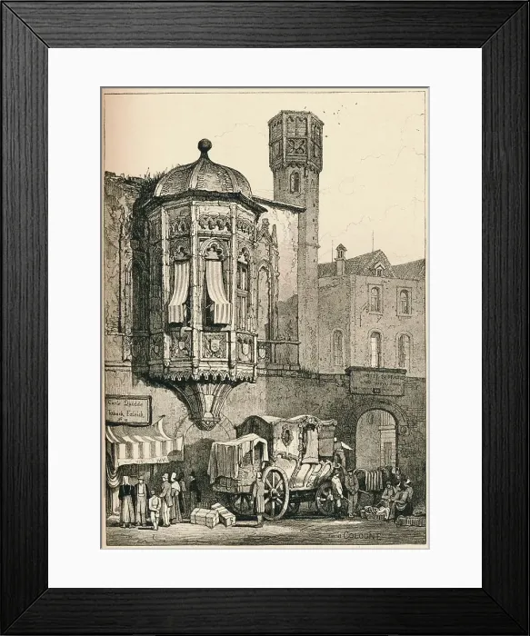 Framed Print : Cologne, c1820 (1915). Artist: Samuel Prout Framed Print : Cologne, c1820 (1915). Artist: Samuel Prout