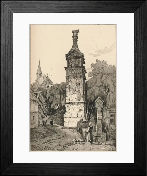 Framed Print : Igel, c1820 (1915). Artist: Samuel Prout Framed Print : Igel, c1820 (1915). Artist: Samuel Prout