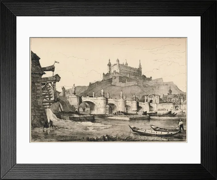 Framed Print : Wurzburg, c1820 (1915). Artist: Samuel Prout Framed Print : Wurzburg, c1820 (1915). Artist: Samuel Prout